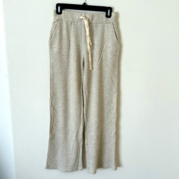 NWT Monrow Brushed Thermal Wide Leg Sweats XS - Picture 3 of 3